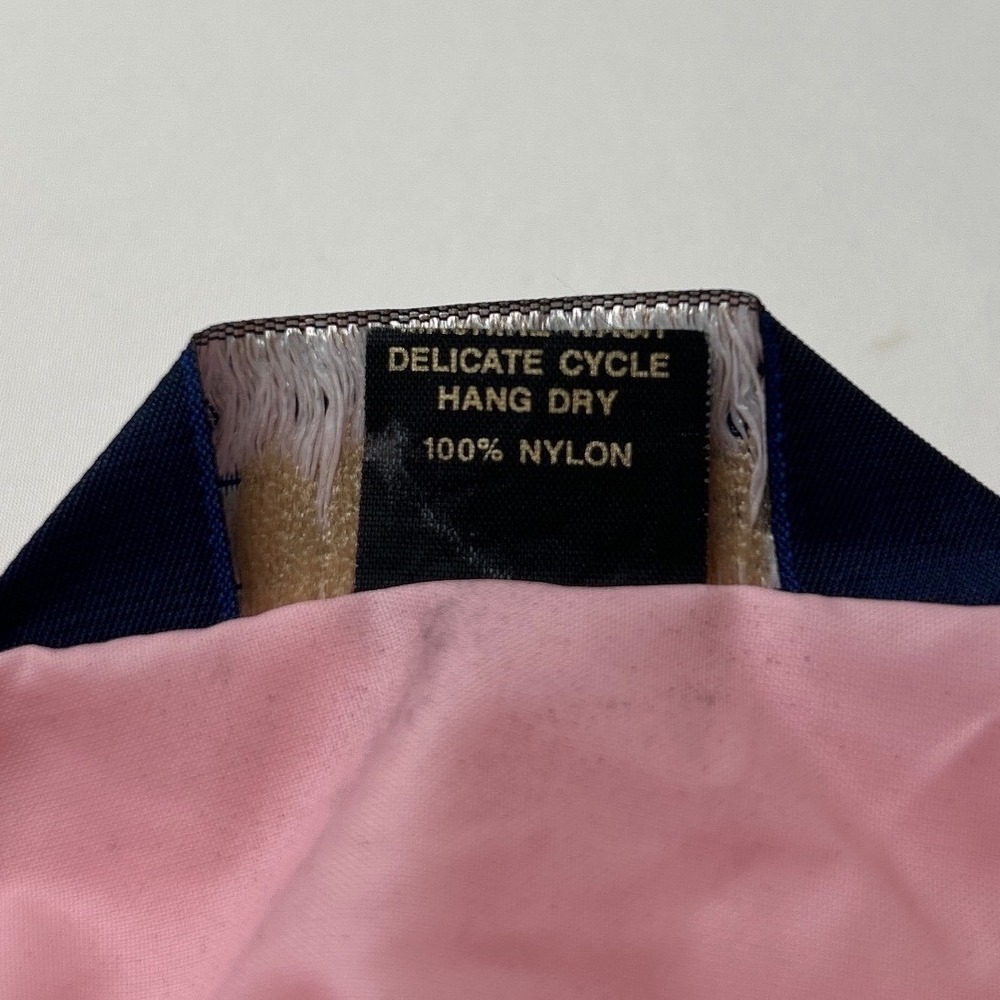 Duckster Womens Windbreaker Raincoat Pink Size XL 80s Retro Vintage Spring Light - Picture 8 of 8